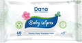Dana Baby Wet Wipes with Purified Water for Cleaning Sensitive Newborn Skin and Body | Biodegradable No Plastic No Alcohol and No Paraben Babywipes and Waterwipes