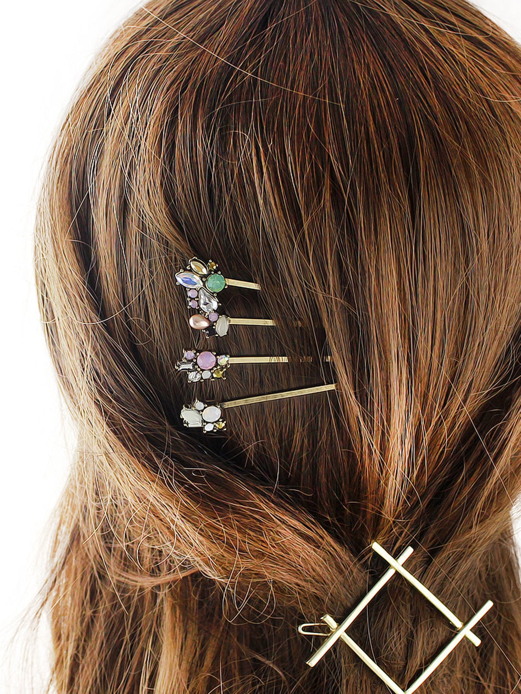 4 pcs Hair Accessories Colorful Flower Hair Clips Hair Barrettes Headwear Tools