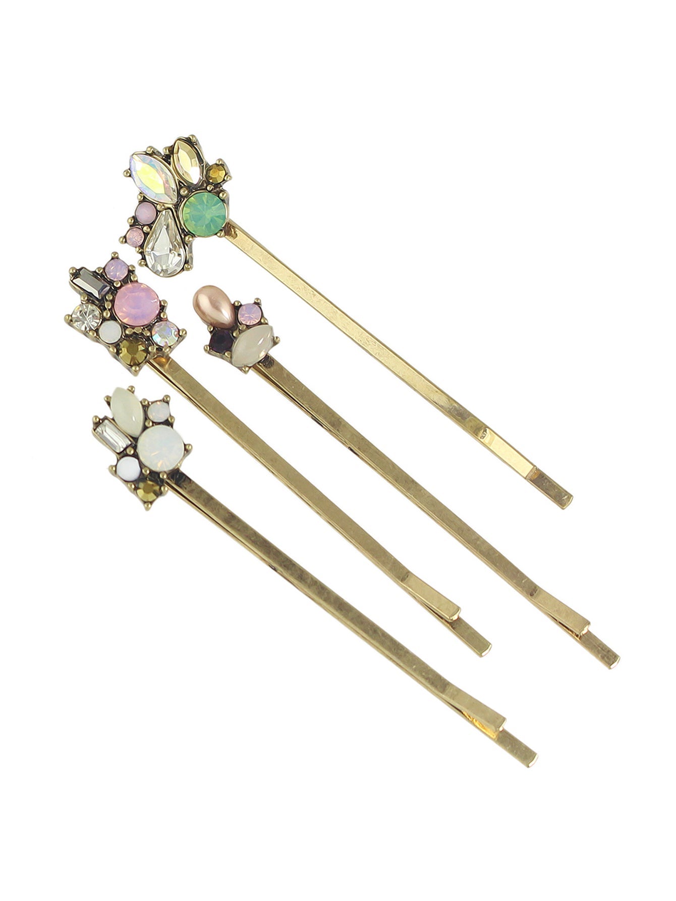 4 pcs Hair Accessories Colorful Flower Hair Clips Hair Barrettes Headwear Tools